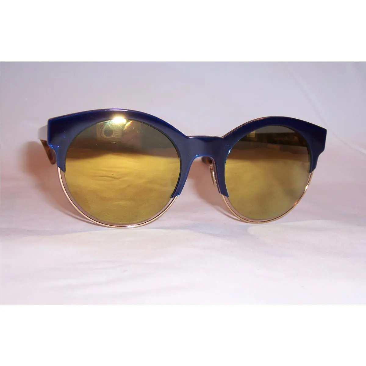 Christian  SIDERAL/1S XW7-K1 Blue/gold Mirror Sunglasses by Dior