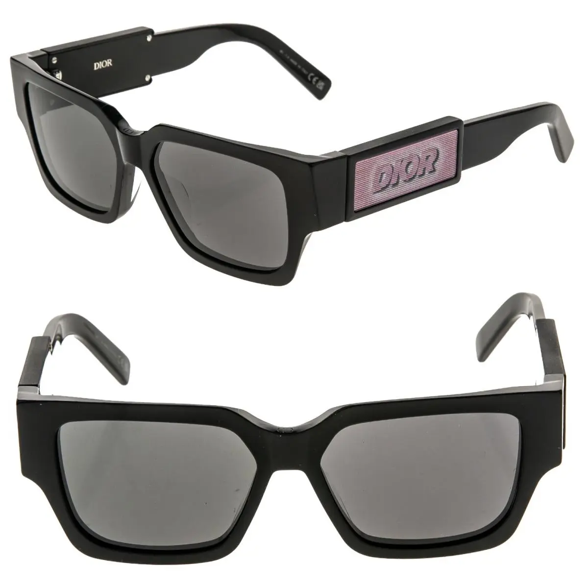 Christian  Holographic CD Logo Black Pink Sunglasses DM40106U CD SU cd by Dior