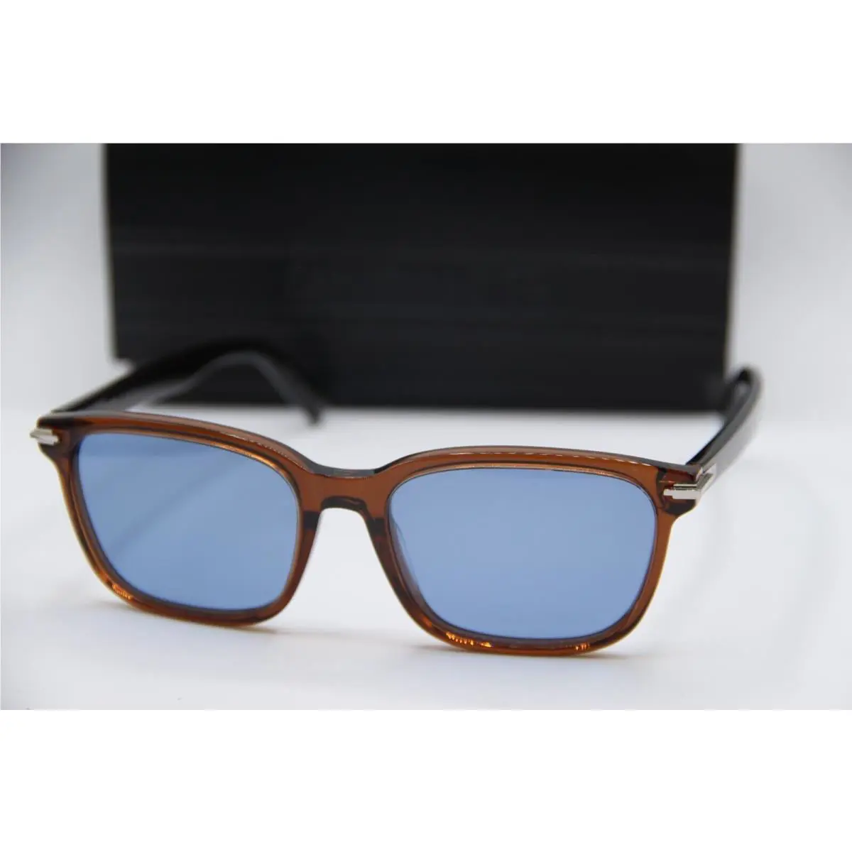 Christian  blacksuit SI 72B0 Brown Sunglasses W/case 55-18 by Dior