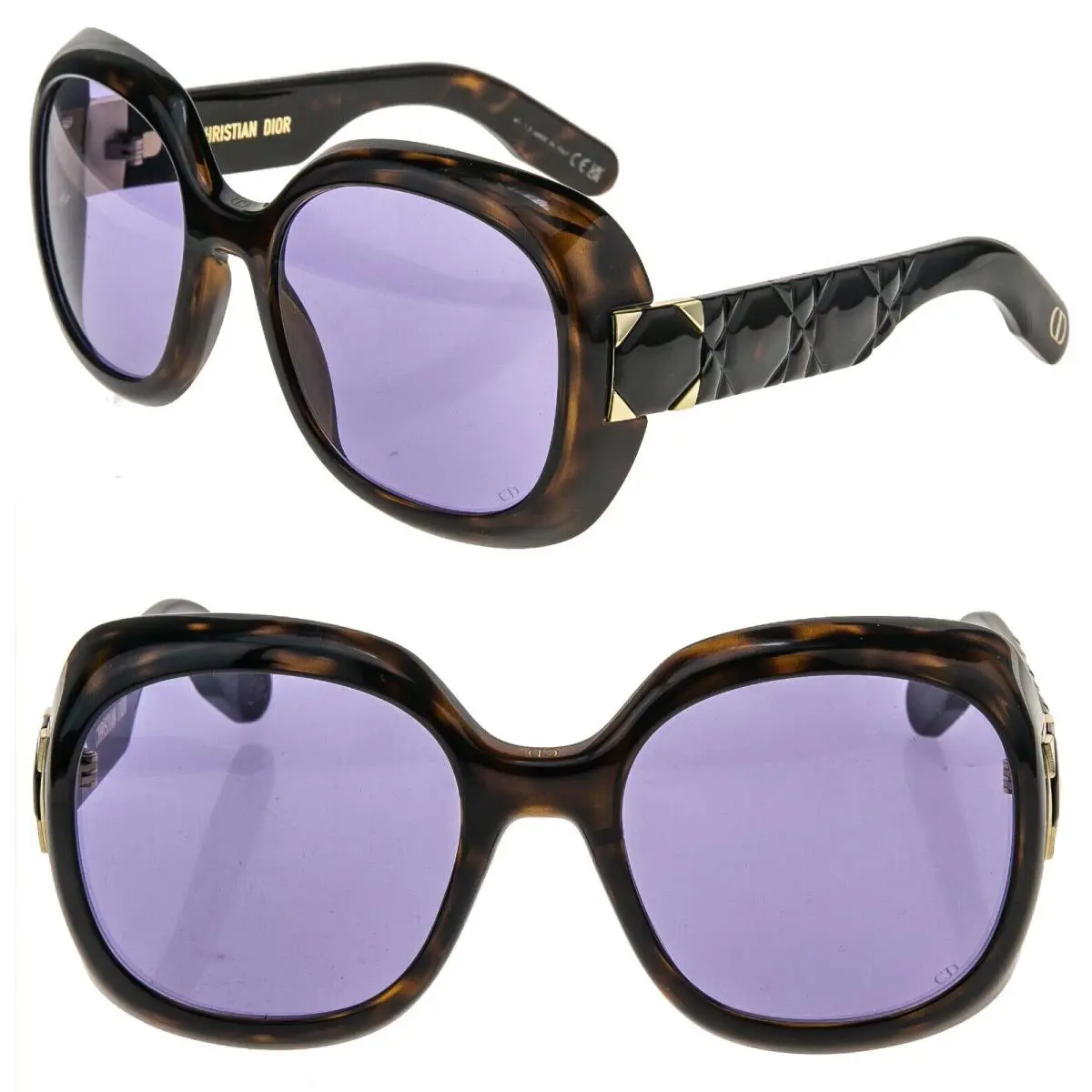 Christian Dior Lady 9522 Brown Lilac Cannage Paris R2I Sunglasses CD40114I 95.22