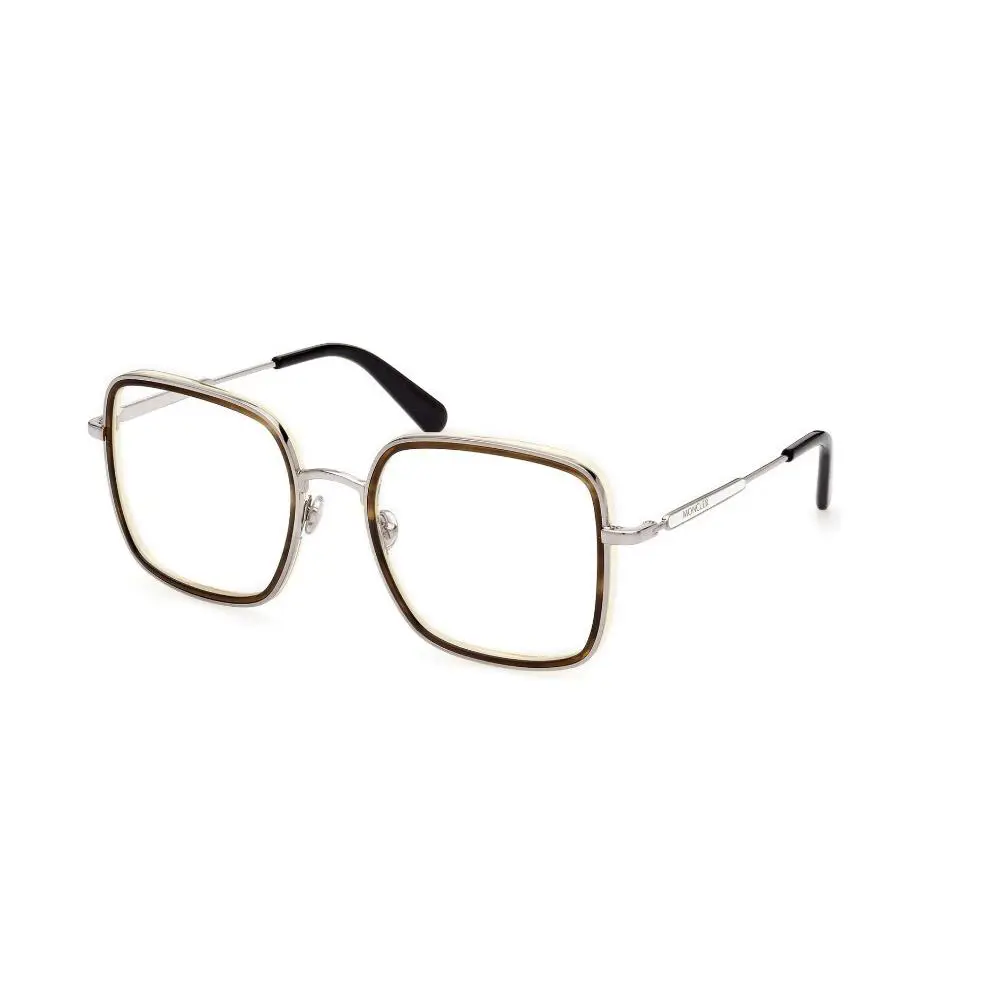 Moncler ML5154 056 Havana/other Square Full Rim Women`s Eyeglasses