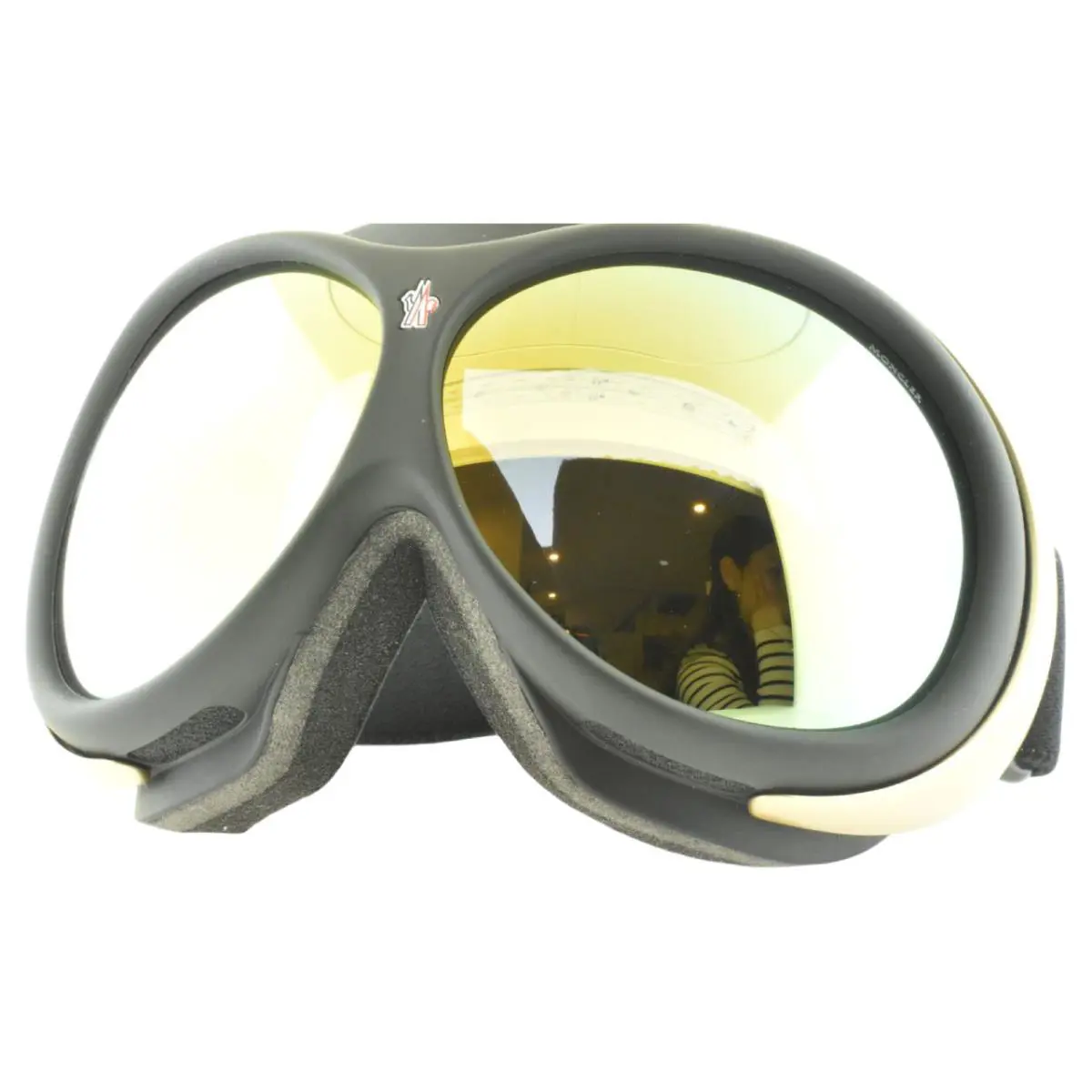 ML0130 05L 89-00-000 Black Gold Goggles Unisex Sunglasses by Moncler