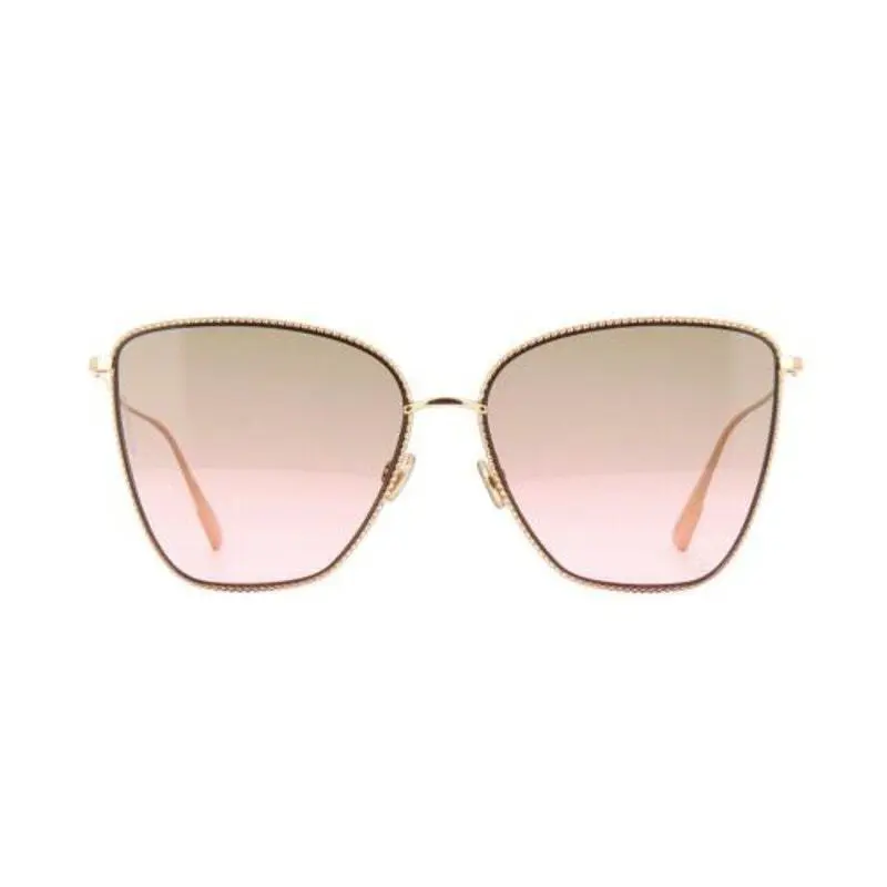 Gold Studded Society 1S Sunglasses w/ Rose Pink Lenses by Dior