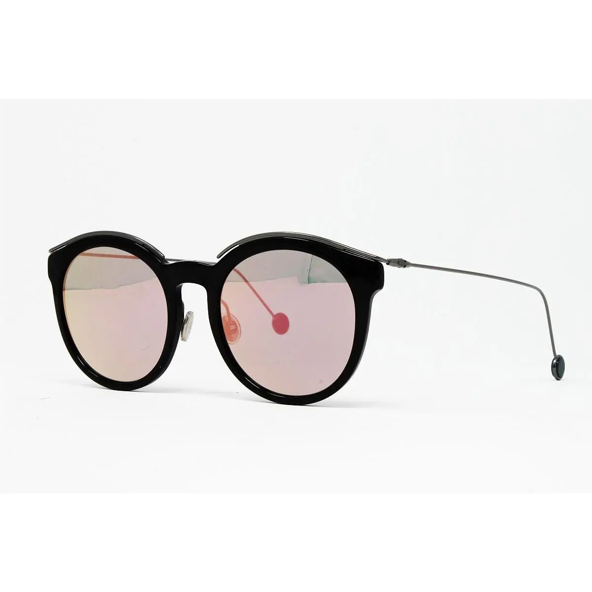 Christian Dior Sunglasses Women`s Round Blossom Ans Black Dark Ruthenium 52mm