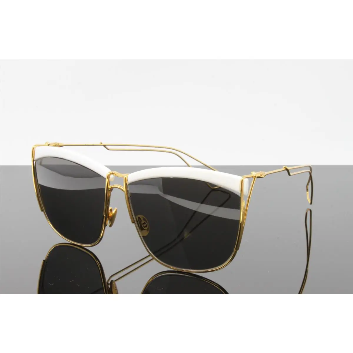 Christian  Sunglasses Women`s  So Electric 266 White Yellow Gold 58mm by Dior