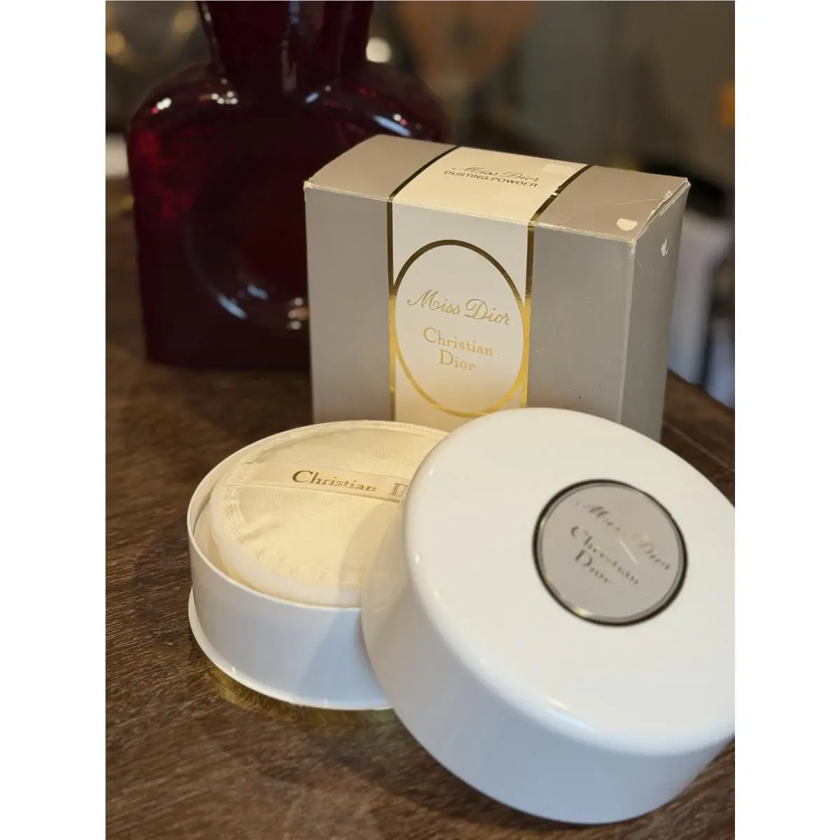 Christian Dior Miss Dior Dusting Powder Talc 8 OZ 227g Box Vintage Ref. 2028