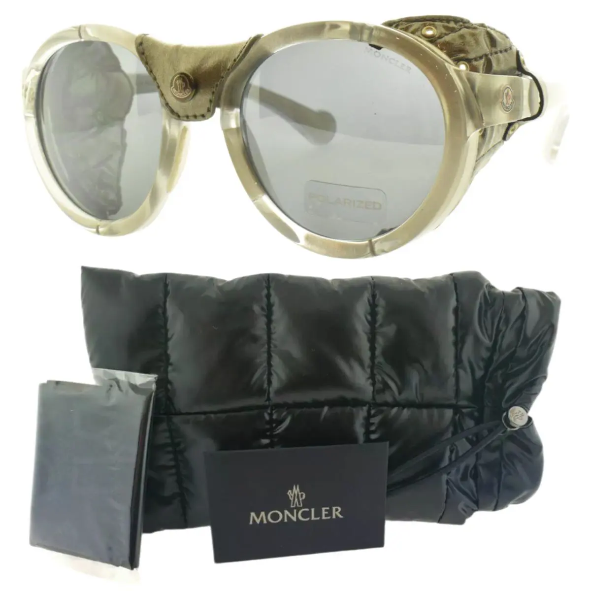 ML0046 20D Silver Round Full Rim Unisex Sunglasses by Moncler