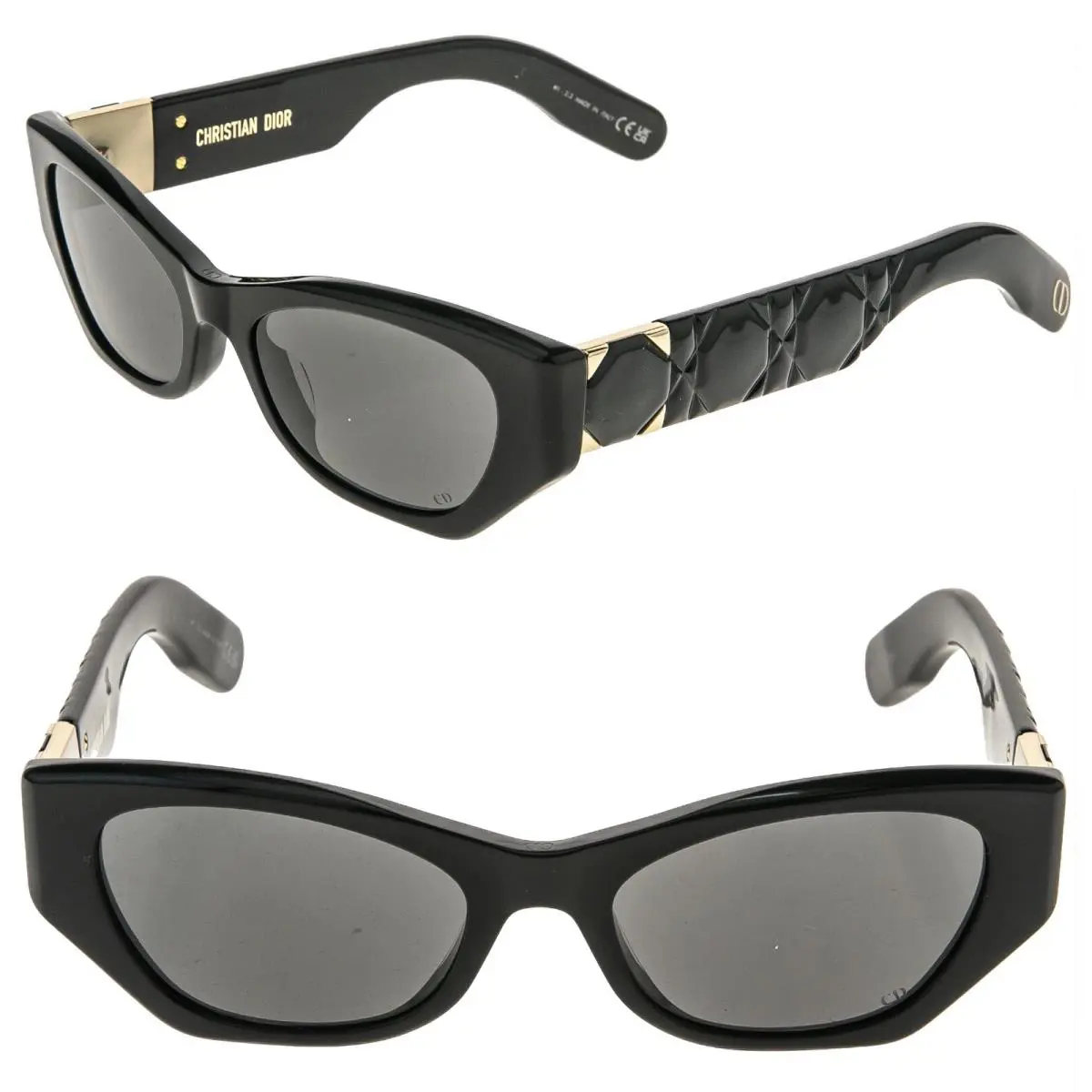 Christian  Lady 9522 Black Cannage B1I Fashion Sunglasses CD40147I 95.22 by Dior