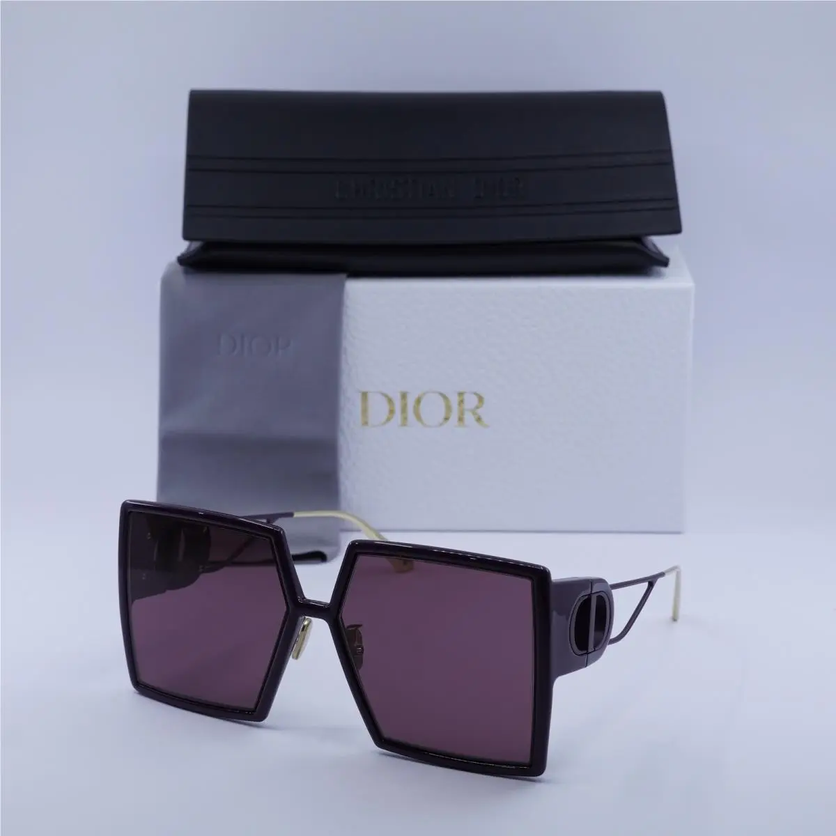 Dior 30MONTAIGNE SU 60D0 Bordeuax/gold/burgundy 58-15-130 Sunglasses