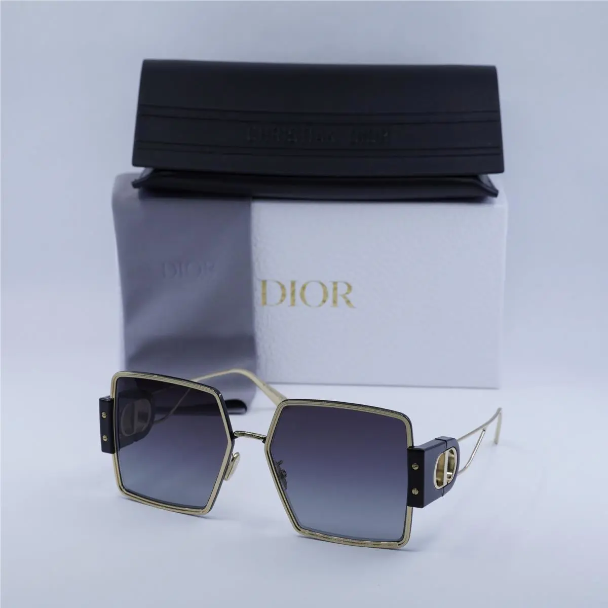 30MONTAIGNE S4U B4A1 Havana/gold/smoke Gradient 57-17-130 Sunglasses by Dior