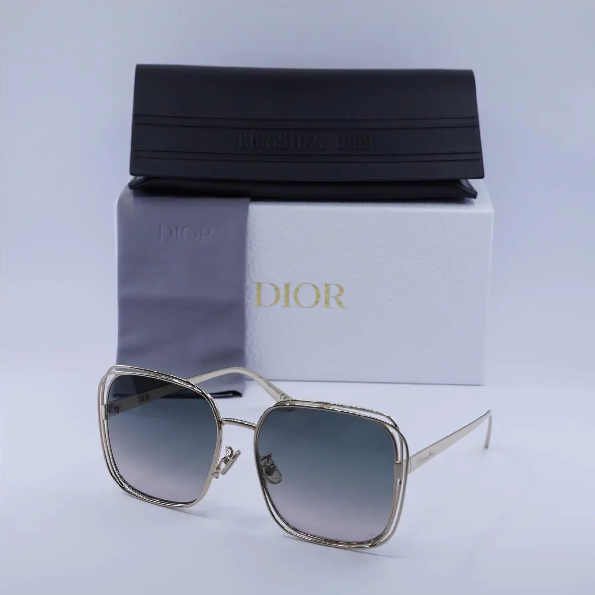 fildior S1U D0AL Gold/grey Gradient 58-17-140 Sunglasses by Dior