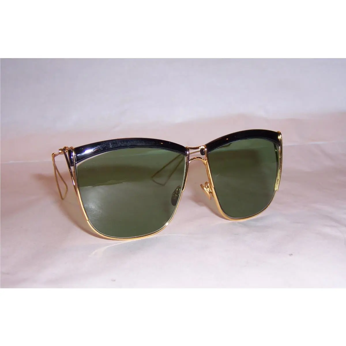 Christian  SO Electric/s MY2-DJ Black Gold/green Sunglasses by Dior