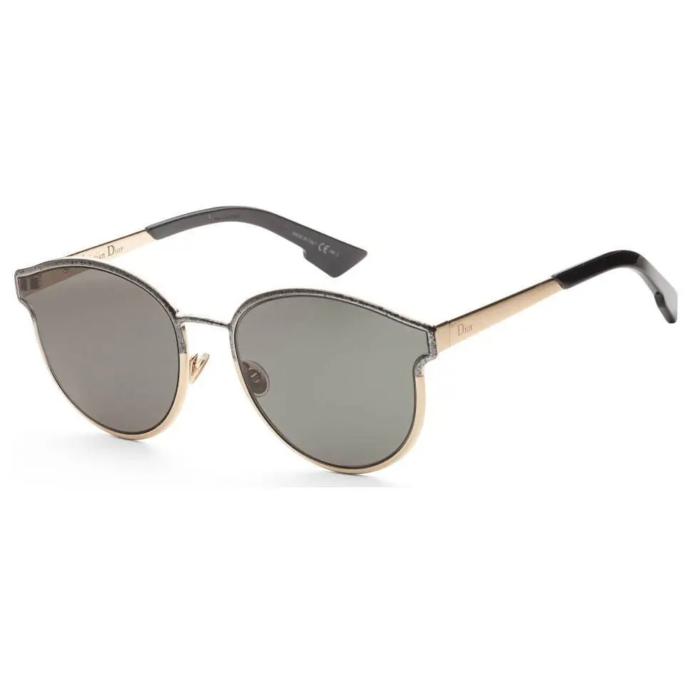 Gold Gunmetal Gray Sunglasses “symmetrics” by Dior
