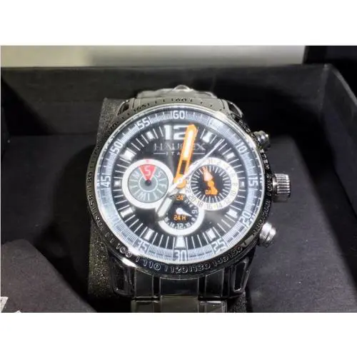Haurex Italy Talento Gmt Men`s Watch 7A367UNO