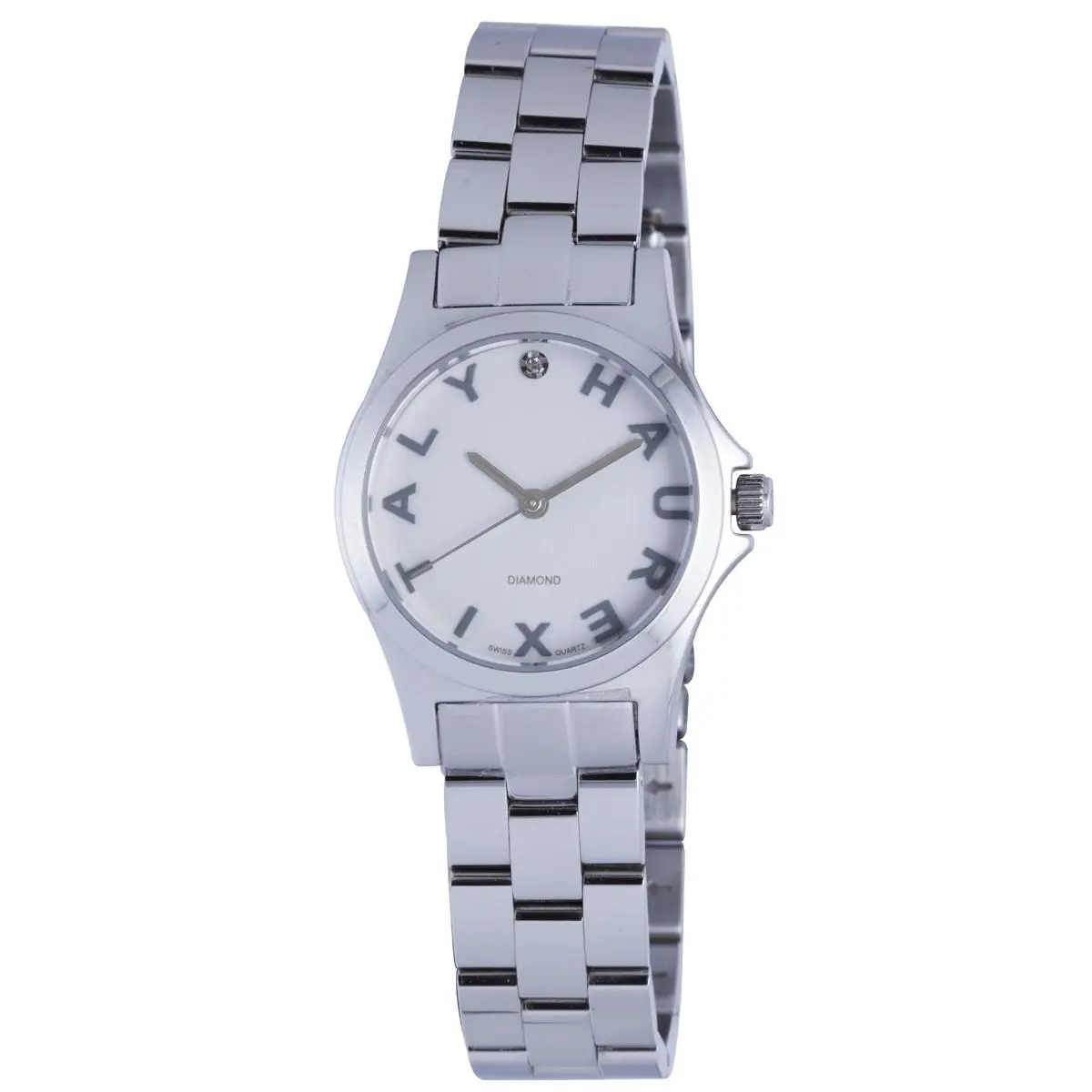 Haurex Italy Women`s 7A505DSS City Diamond Polished Stainless Steel Watch