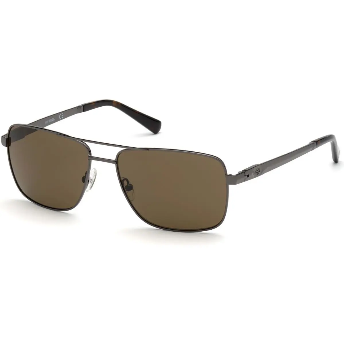 Harley-davidson HD 932 HD0932 X Shiny Gunmetal Shiny Gunmetal 08E Sunglasses - Frame: shiny-gunmetal-shiny-gunmetal