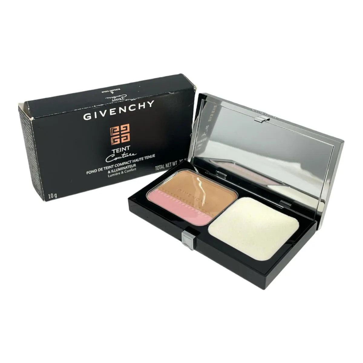Teint Couture Long-wearing Compact Foundation Highlighter .35oz 6 Elegant Gold by Givenchy