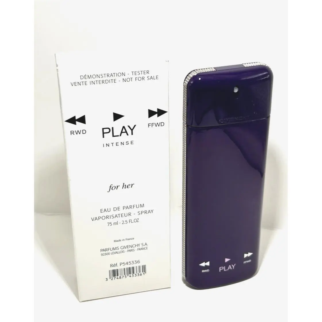 Givenchy Play Intense For Her Eau DE Parfum Spray 75 ML/2.5 Fl.oz. Tst Box