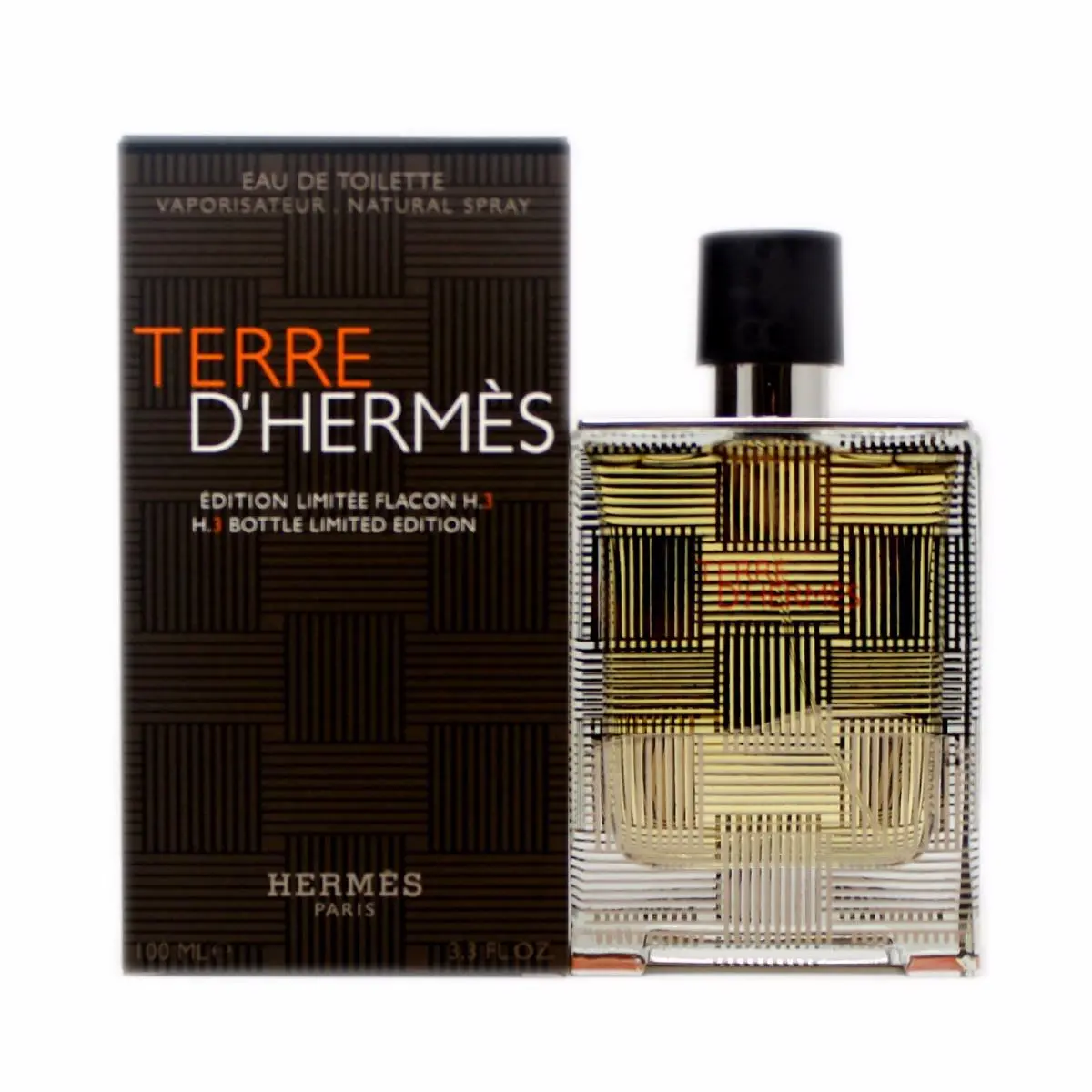 Hermes Terre D`hermes H.3 Bottle Limited Edition Eau DE Toilette Spray 100ML