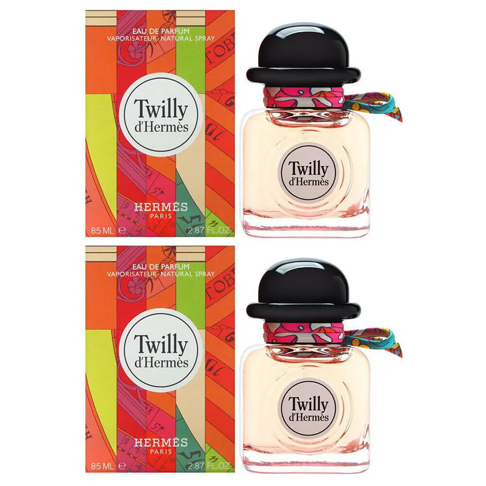 Pack of 2  Twilly D`herm s Eau De Parfum Spray For Women 2.87 Oz by Hermes
