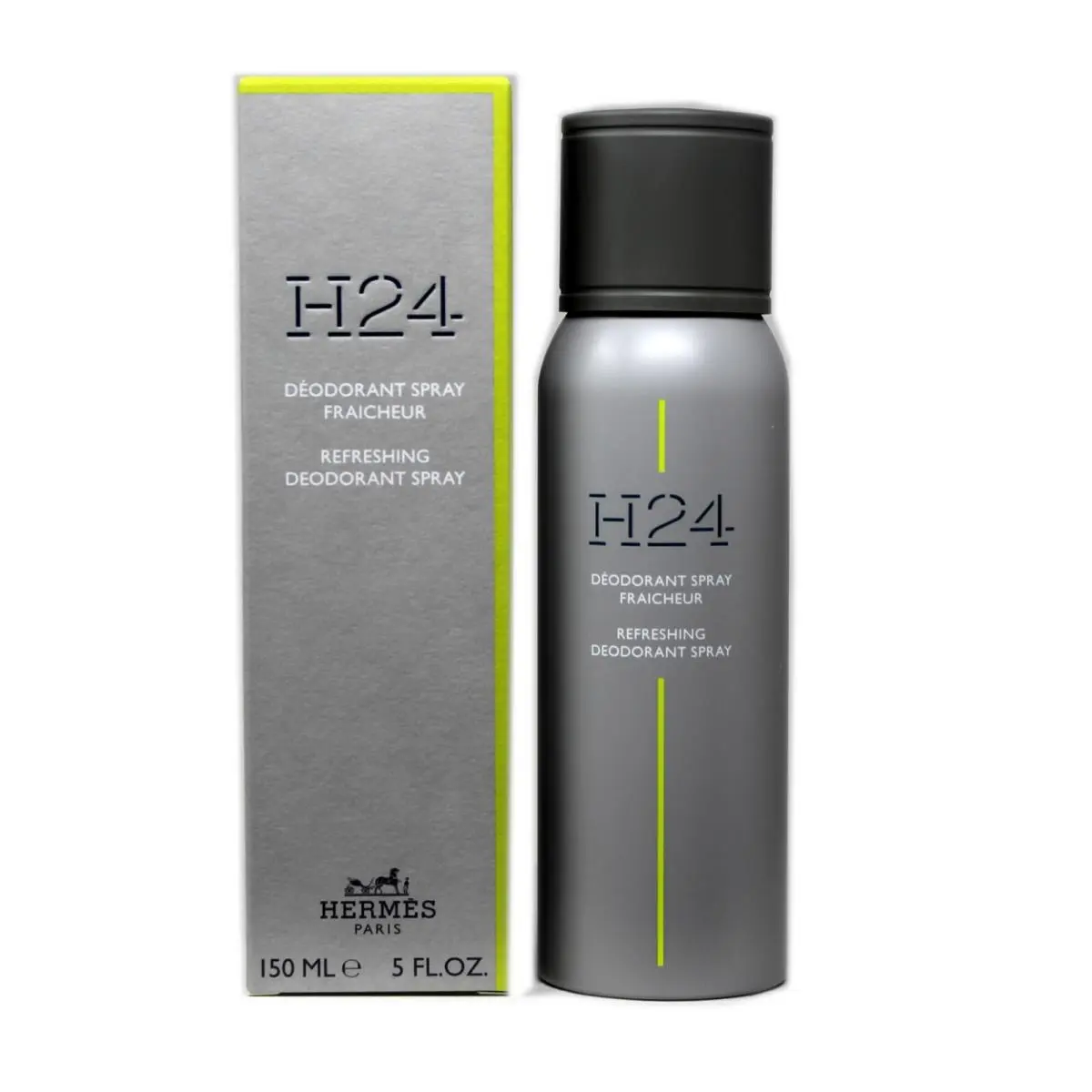 Hermes H24 Refreshing Deodorant Spray For Men 150 ML/5 Fl.oz