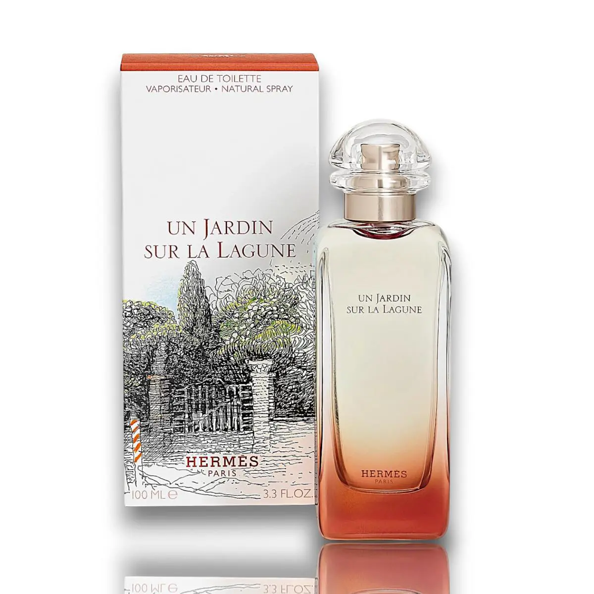 Un Jardin Sur La Lagune by Hermes Eau de Toilette 3.3 oz