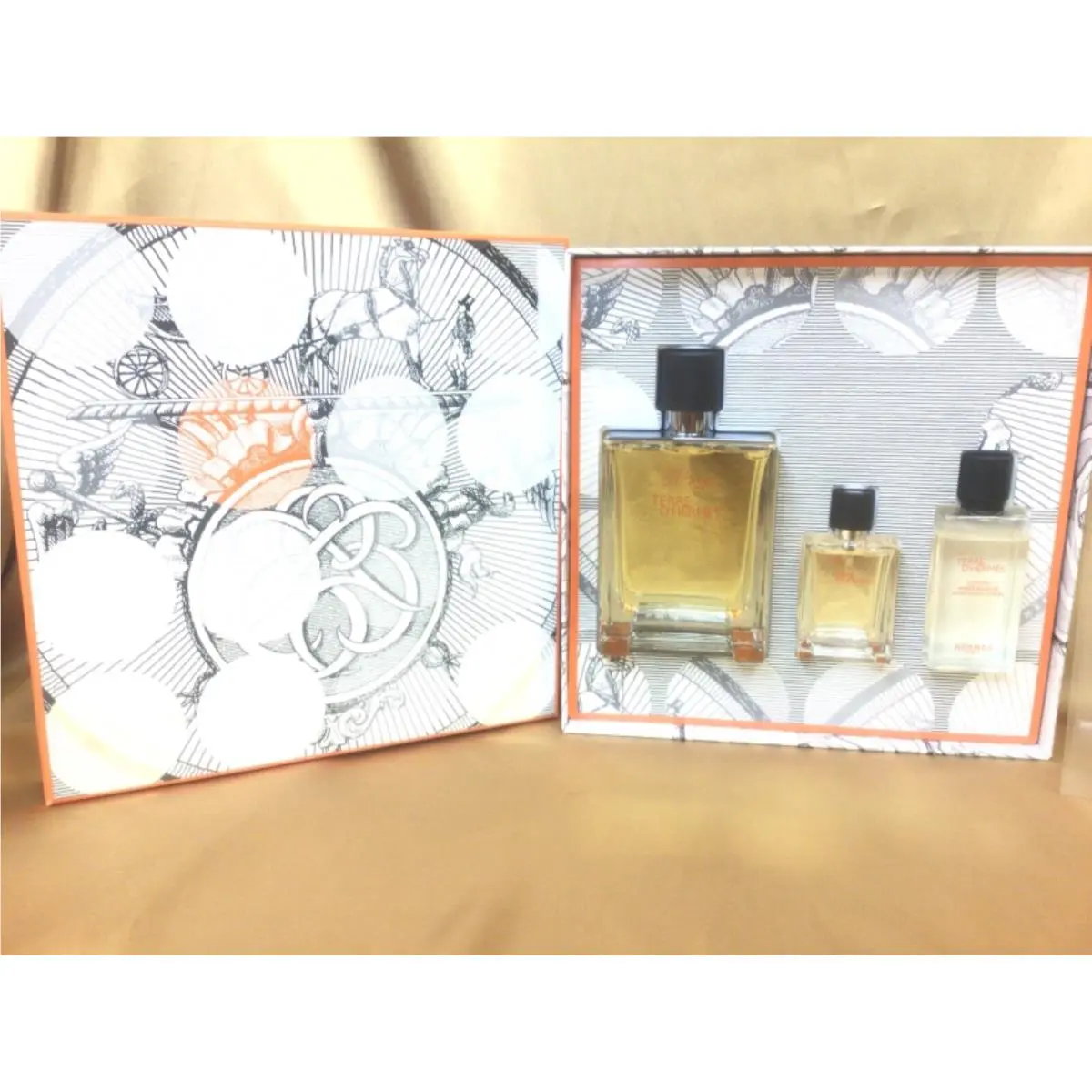 Oakmoss Extract Formula 2014 Terre D`hermes 100ml./3.3oz. Edt 3pc Set