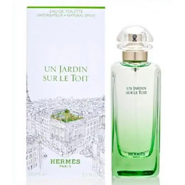 Un Jardin Sur Le Toit Hermes Perfume Women 3.3 oz Eau de Toilette Spray