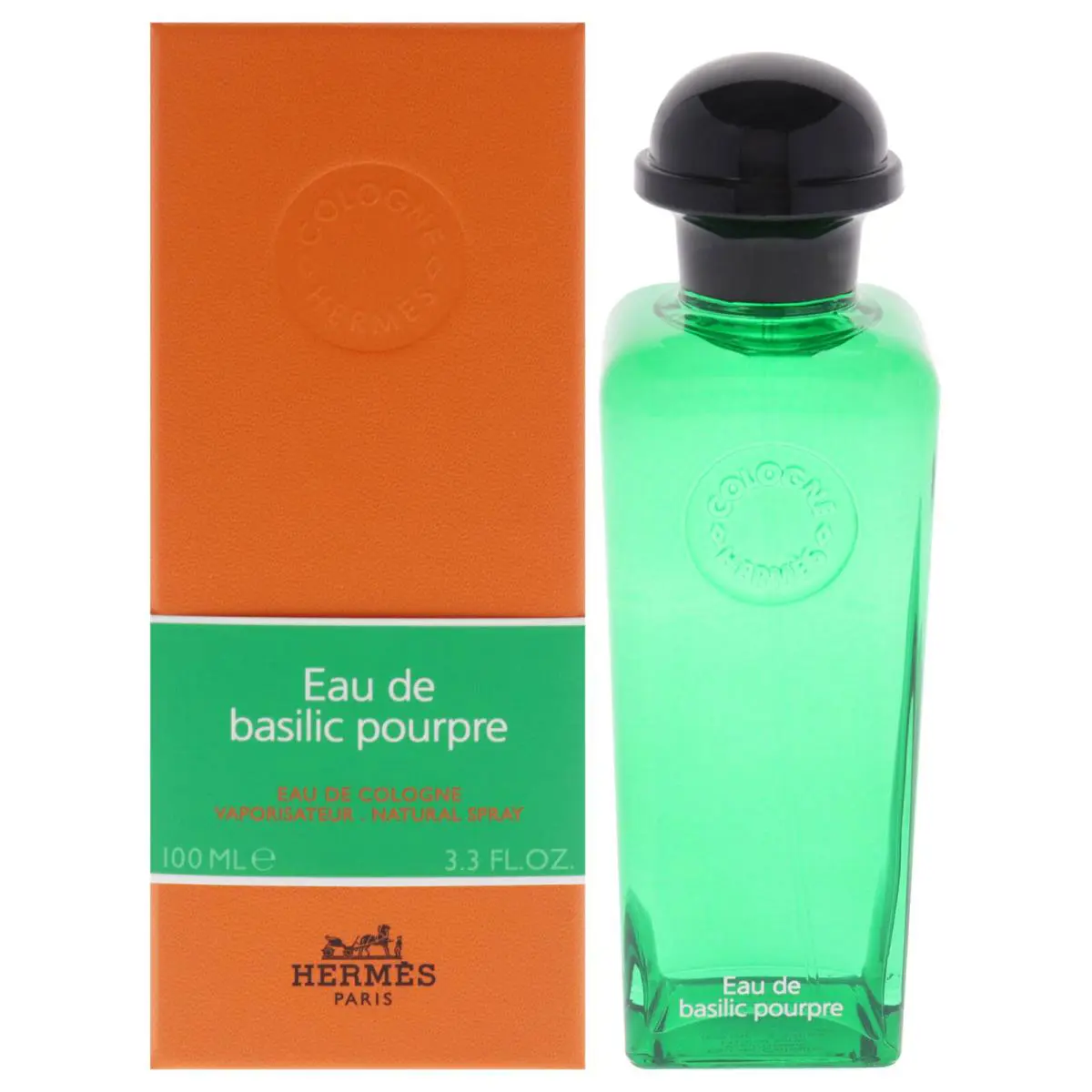 Eau De Basilic Pourpre by Hermes Eau De Cologne Spray 3.3oz/100ml Unisex