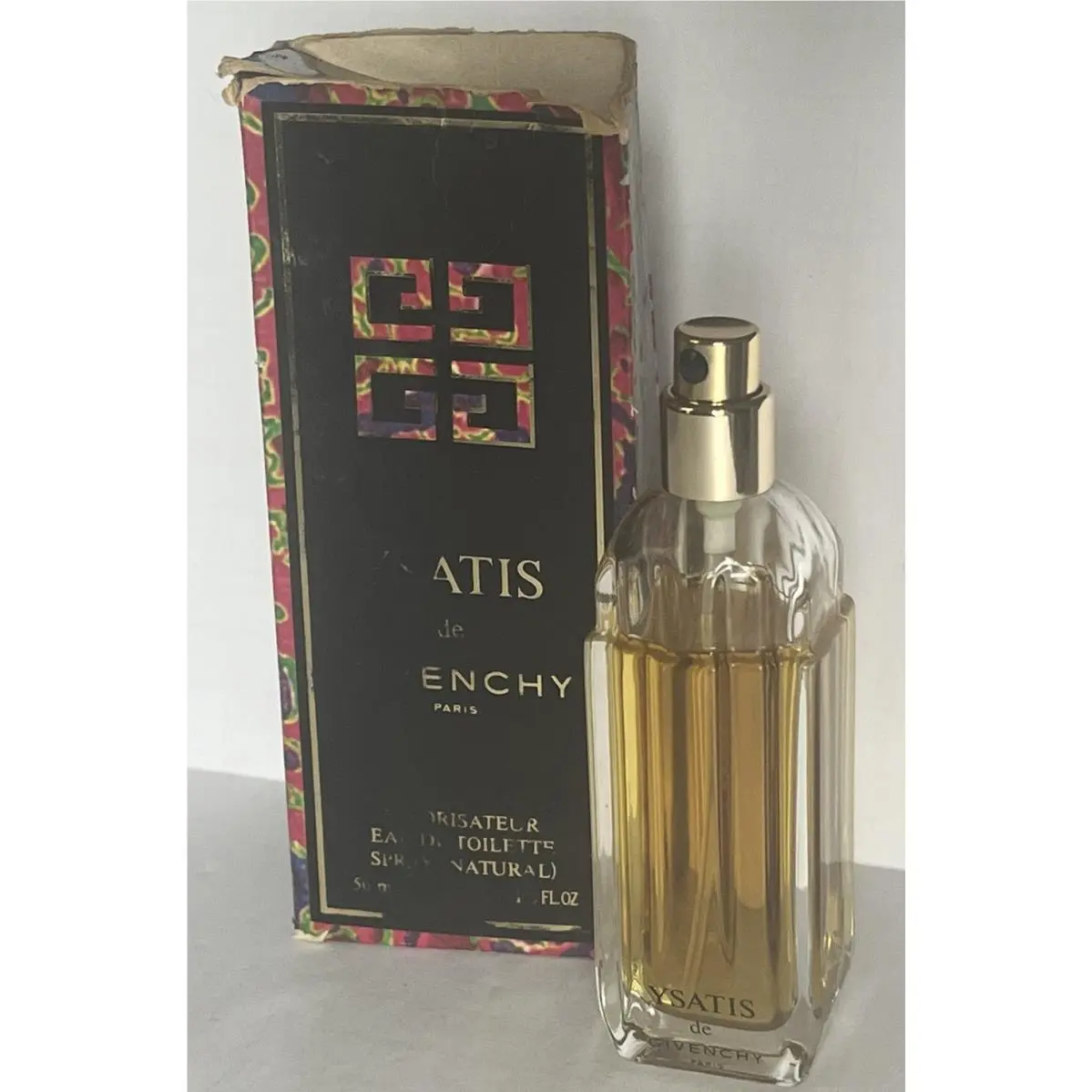 Vintage Givenchy Yastis Natural Spray” Purfume Rare Find 50 ml 1 2/3 fl Oz