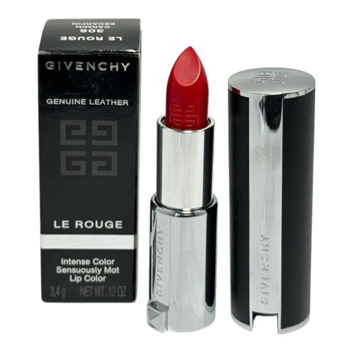 Givenchy Le Rouge Intense Color Sensuously Mat Lip Color 306Carmin Escarpin 3.4g