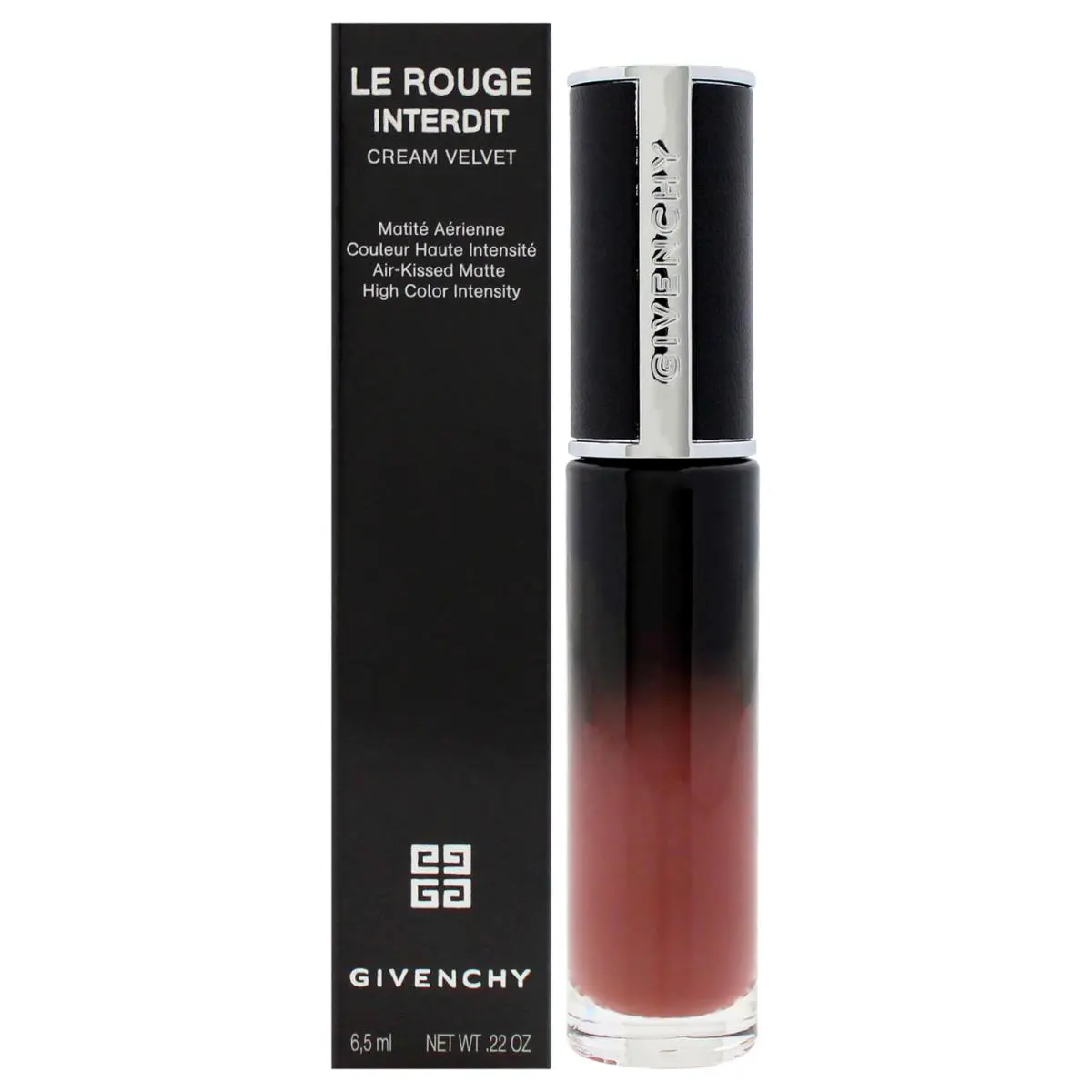Le Rouge Interdit Cream Velvet Lipstick - 53 Brun Delicat by Givenchy - 0.22 oz