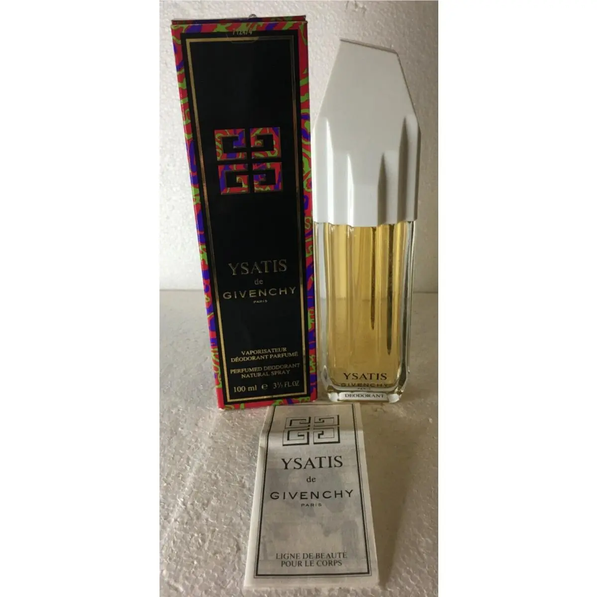 Ysatis Givenchy For Women Perfumed Deodorant 100ml in Unsealed Box