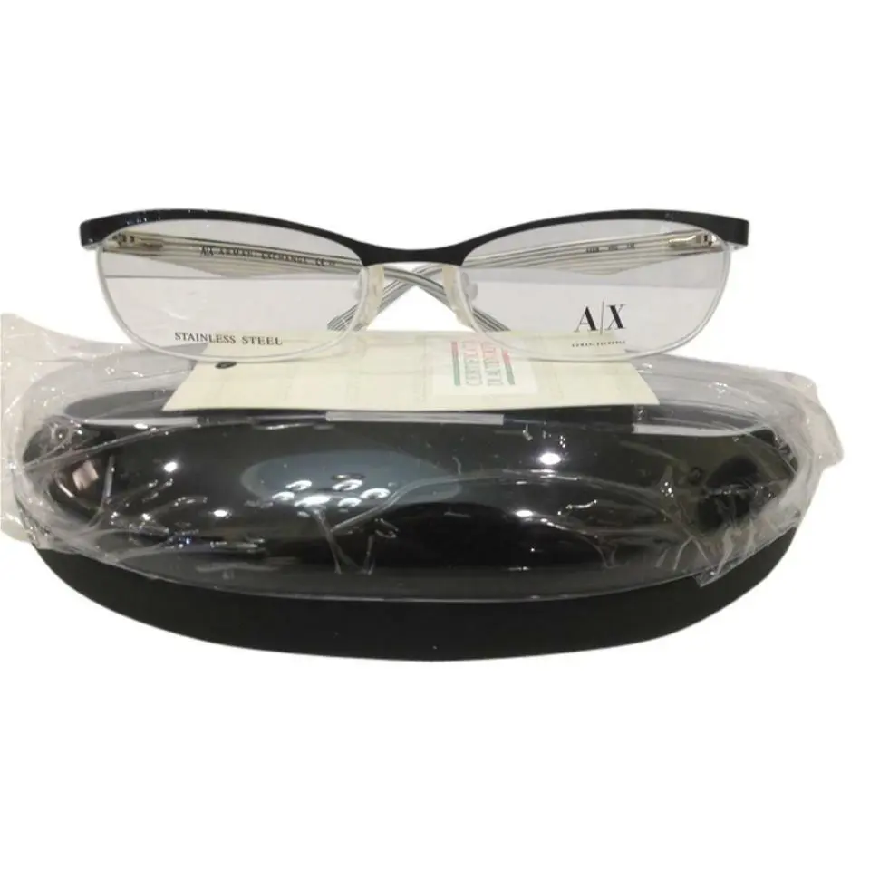 Armani Exchange AX228 Yph Purple Cat Eye Eyeglasses Stainless Frame 53-17-135