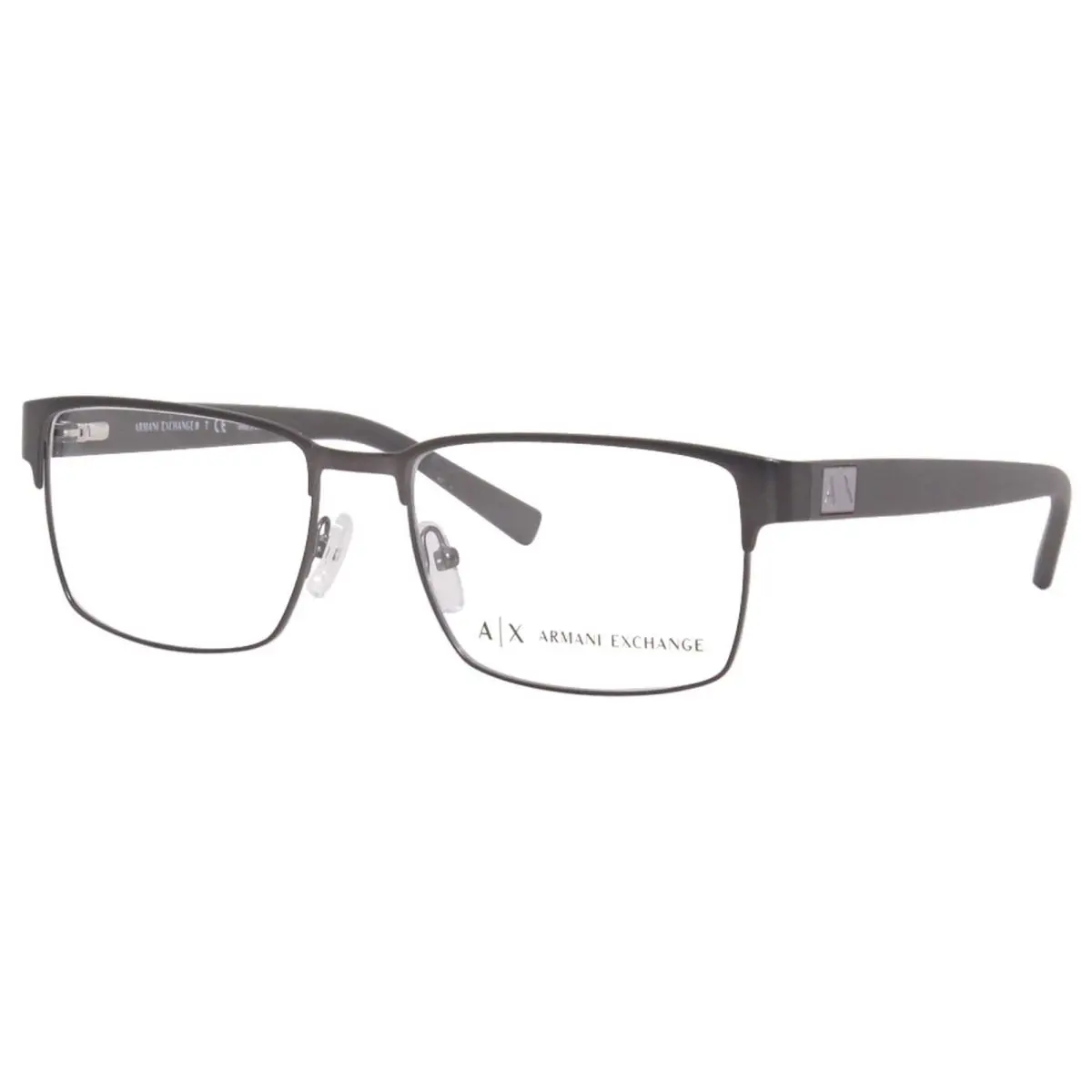 Armani Exchange AX1019 6089 Eyeglasses Frame Men`s Matte Gunmetal Full Rim 54mm