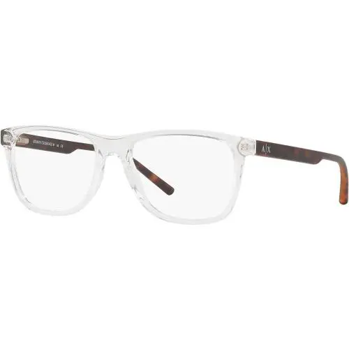 Armani Exchange AX3048F 8235 56mm Shiny Crystal Demo Lens Men`s Eyeglasses