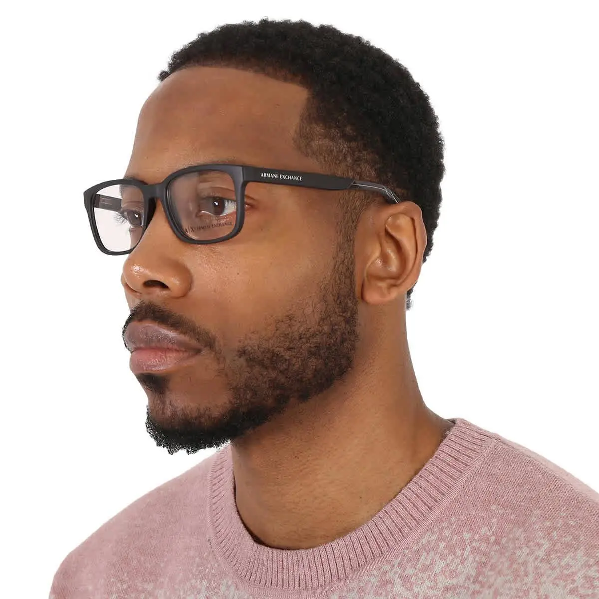 Armani Exchange Demo Square Men`s Eyeglasses AX3029 8182 54 AX3029 8182 54