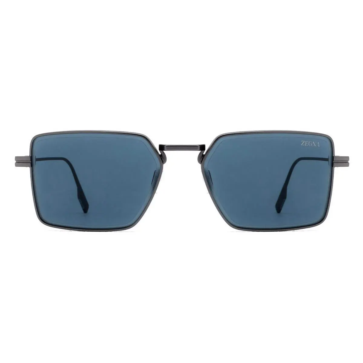 EZ0243 Sunglasses Male Matte Gunmetal 56mm by Ermenegildo Zegna