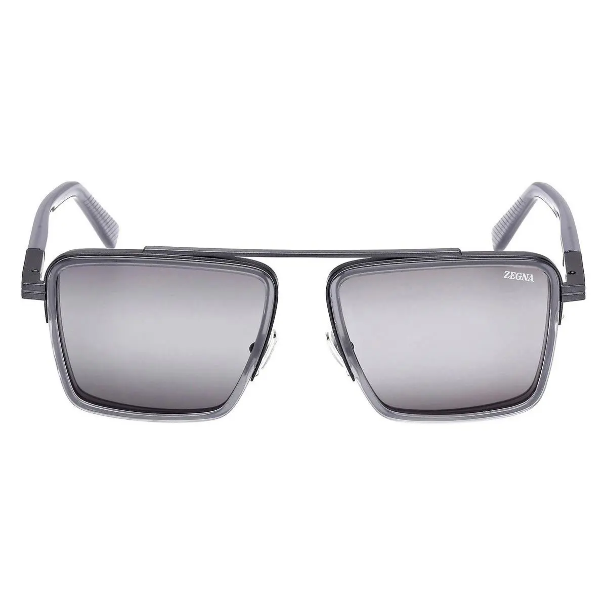 Ermenegildo Zegna EZ0272 Sunglasses Male Shiny Gray 57mm