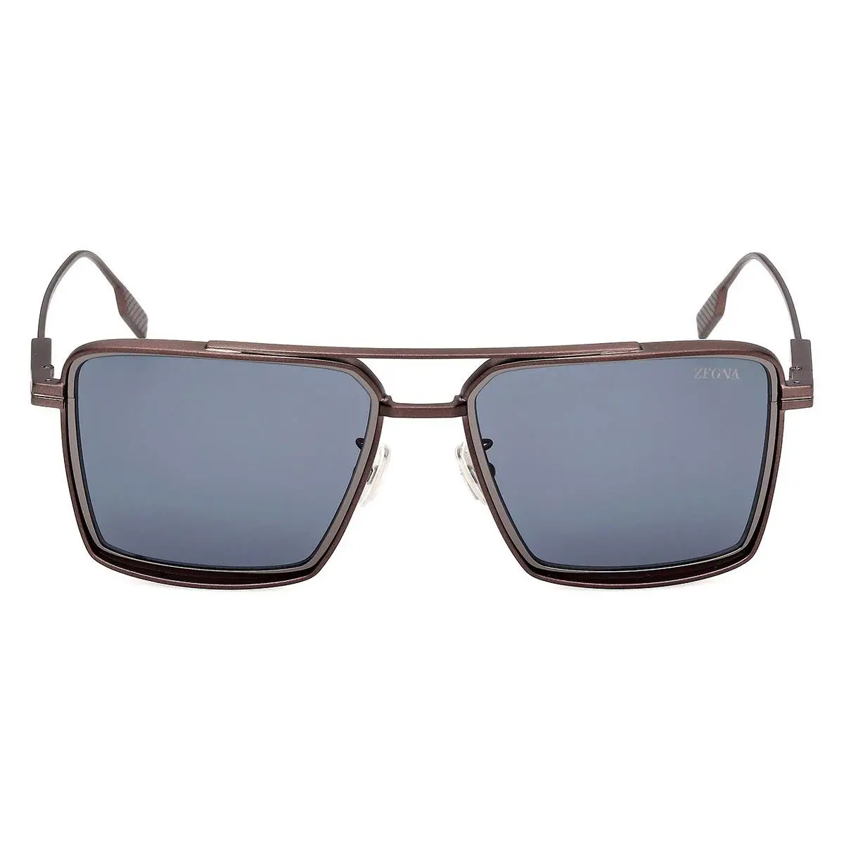EZ0257 Sunglasses Male Matte Dark Bronze 56mm by Ermenegildo Zegna