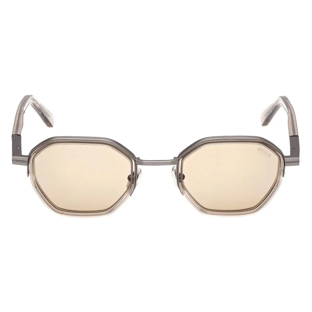 Ermenegildo Zegna EZ0259 Sunglasses Male Shiny Beige 50mm