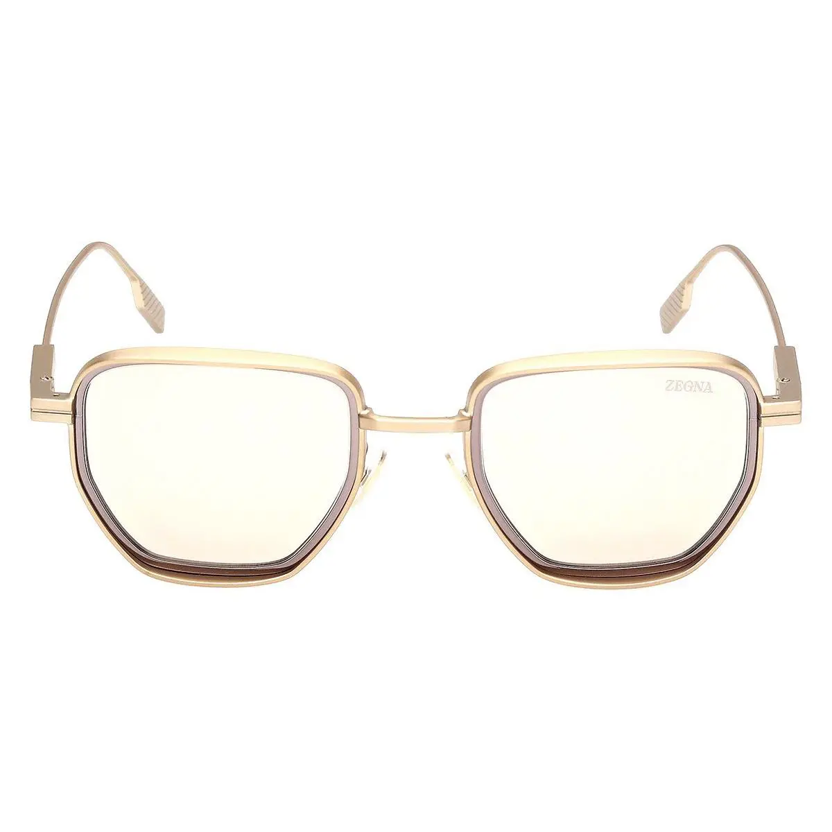 Ermenegildo Zegna EZ0256 Sunglasses Male Matte Light Bronze 49mm