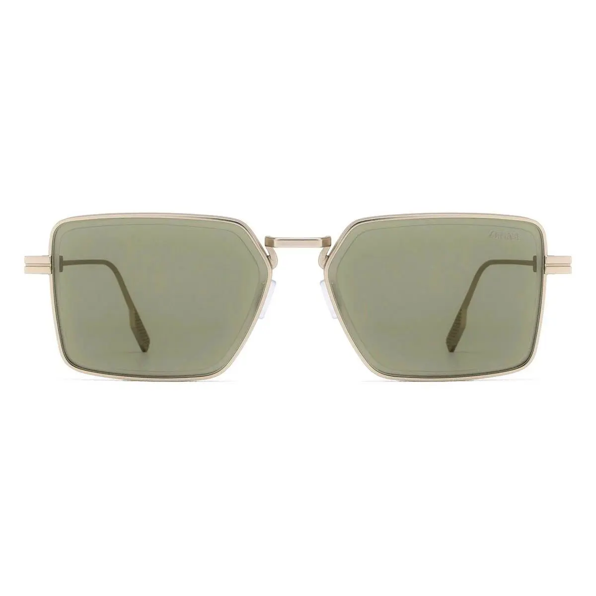 EZ0243 Sunglasses Male Matte Pale Gold 56mm by Ermenegildo Zegna