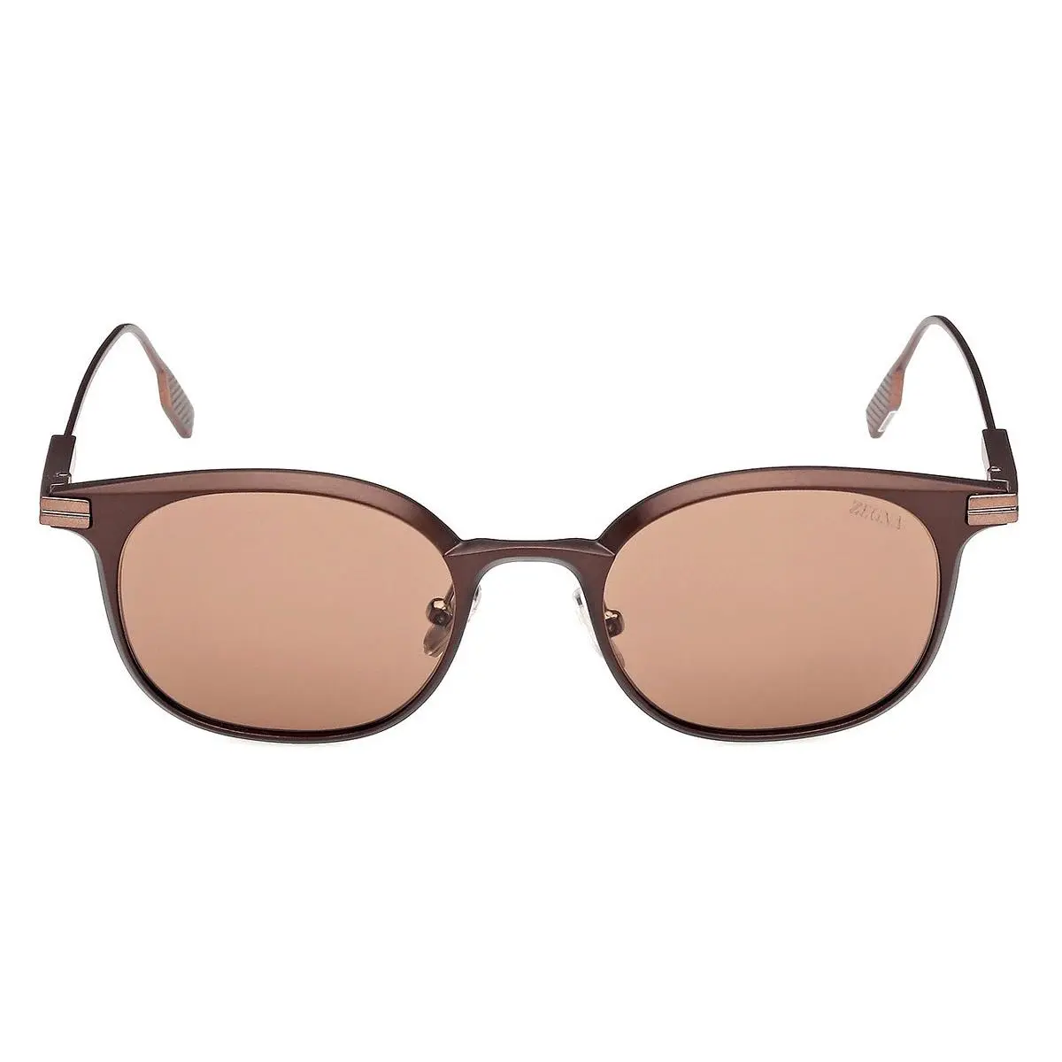 Ermenegildo Zegna EZ0260 Sunglasses Male Matte Dark Bronze 50mm