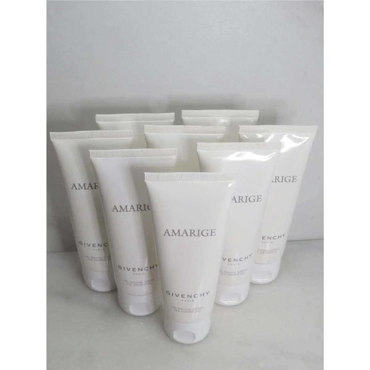Givenchy Paris Amarige Silk Shower Gel 2.5 OZ Lot OF 8