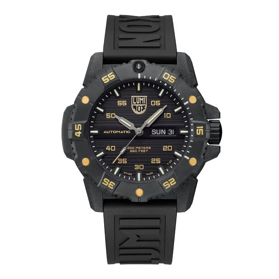 Luminox XS.3865.GOLD LE Master Carbon Seal 45 mm Rubber Automatic Men`s Watch