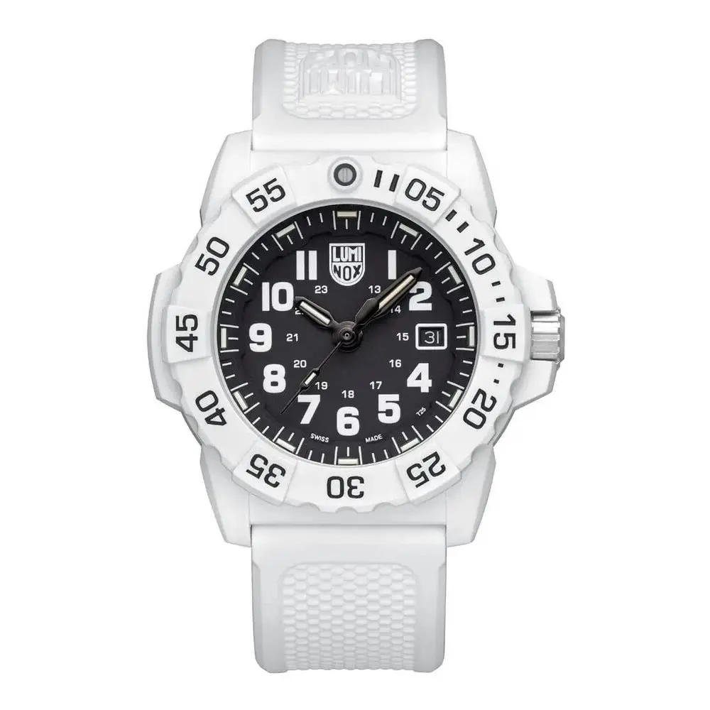 Luminox XS.3507.WB Military Navy Seal 3500 Series Dive Swiss Made Watch 45mm