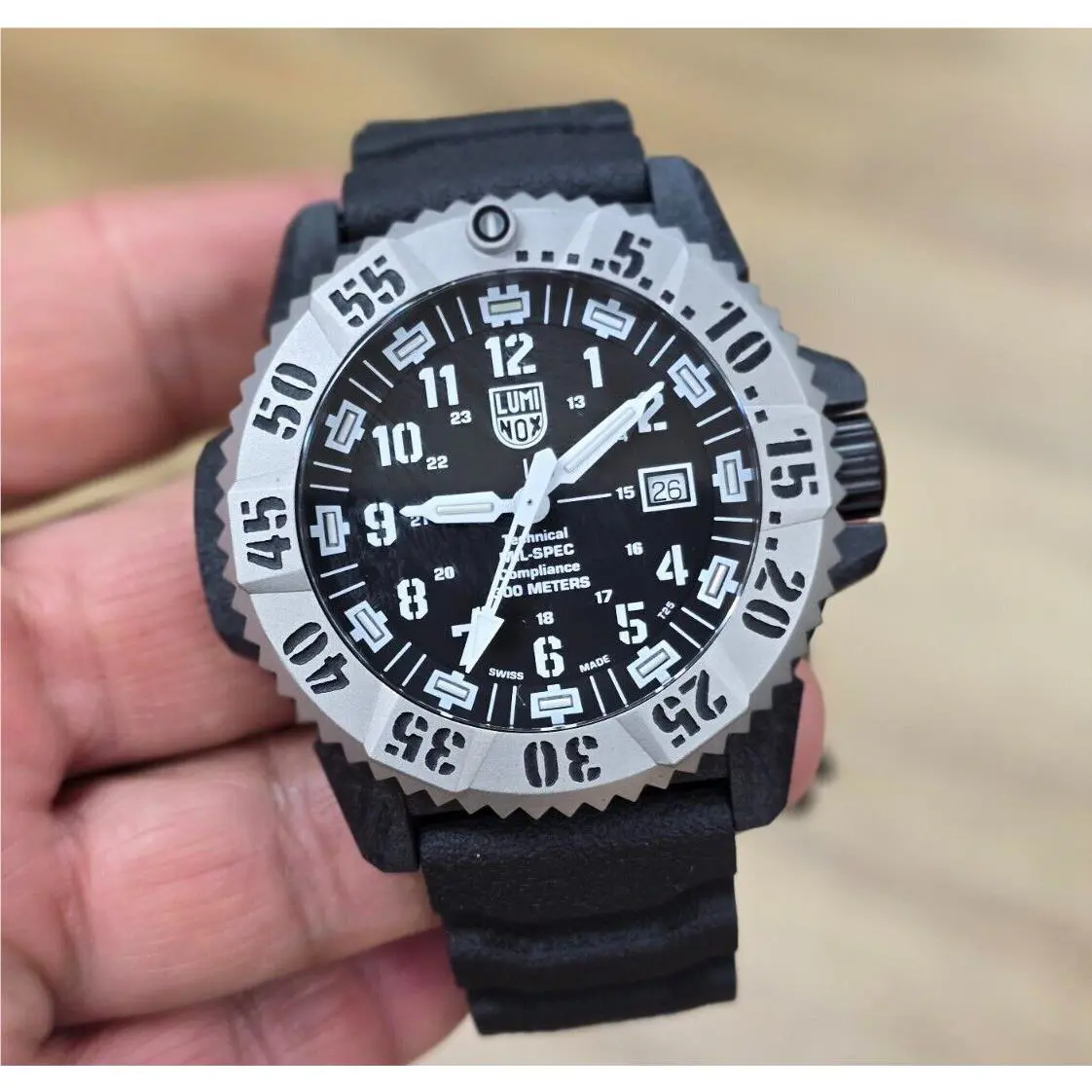 Luminox XL.3351.1.SET Mil-spec Military Carbonox 46 mm Rubber Quartz Men`s Watch