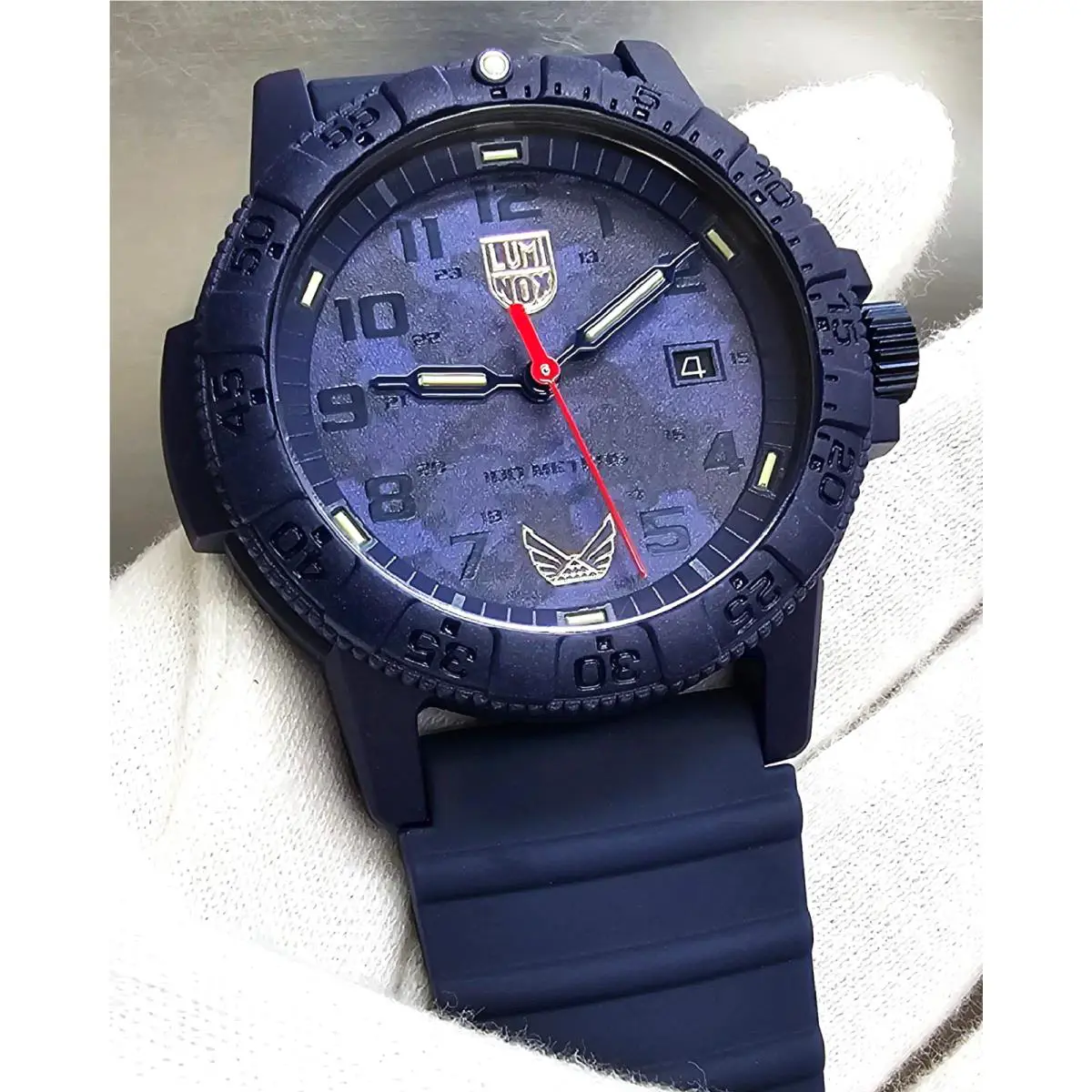 Luminox Leatherback Sea Turtle Giant X Volition 44mm Blue Mens Watch XS.0323.VOL