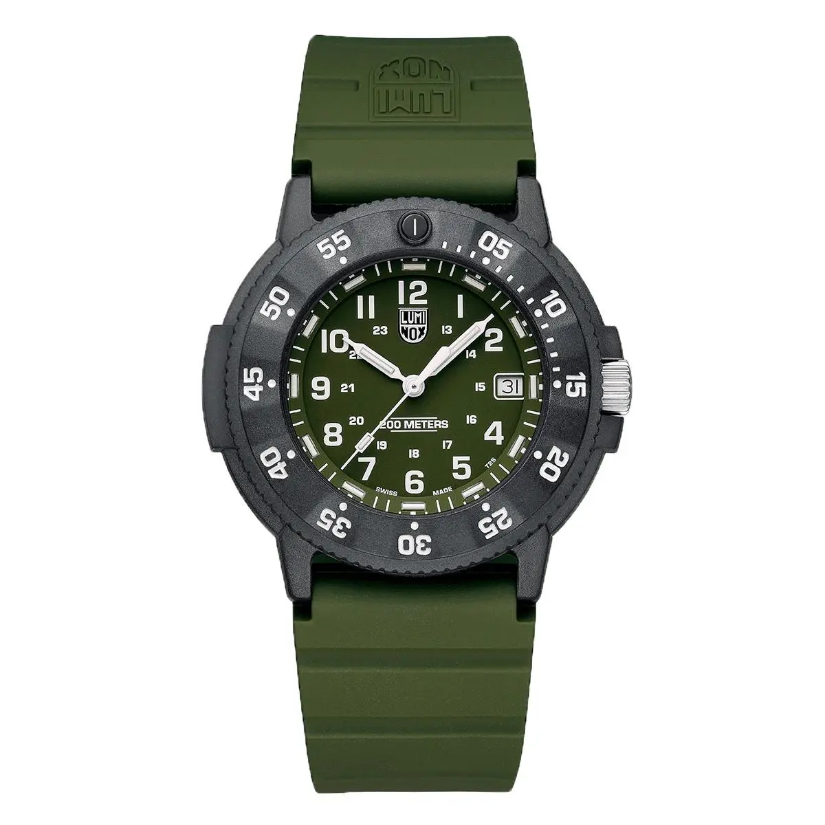 Luminox Navy Seal XS.3013.EVO.S 43 mm Carbonox Green Rubber Quartz Men`s Watch